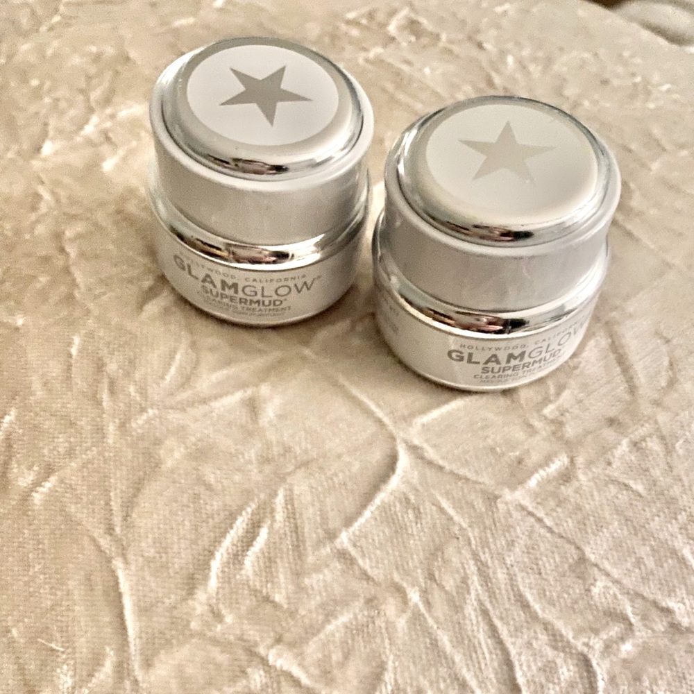 2 x 15g Glam Glow Super Mud Mask Pair